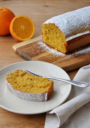 Una foto de Budín de Naranja Sin Gluten y Sin Azúcar