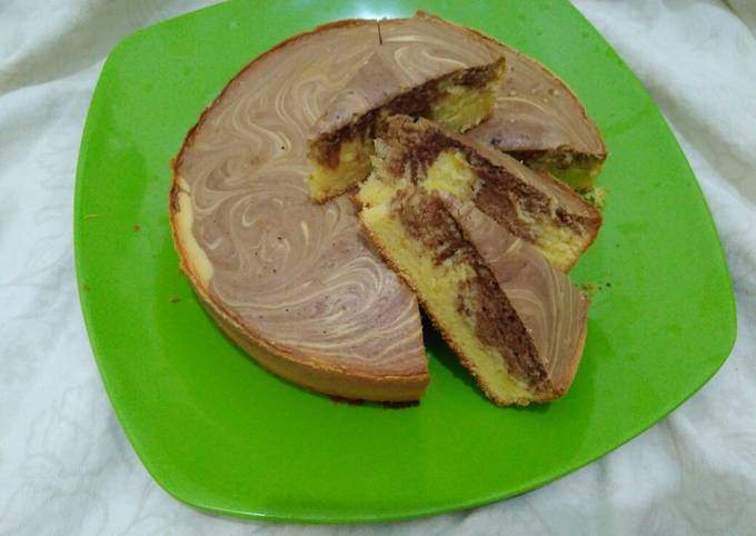 Cara Bikin Bolu Marmer (Bolu Jadul) Yang Mudah