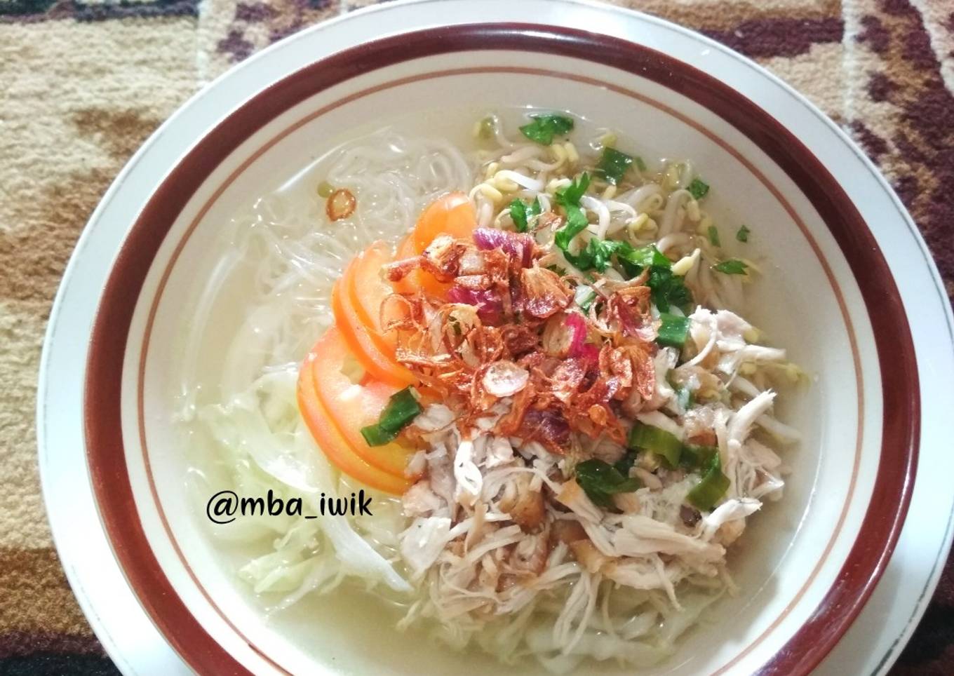 Soto ayam seger ala Boyolali