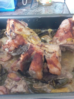 Una foto de Pierna de cordero al horno (para hipertensos)