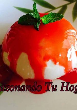 Una foto de Gelatina de queso🍓🍓