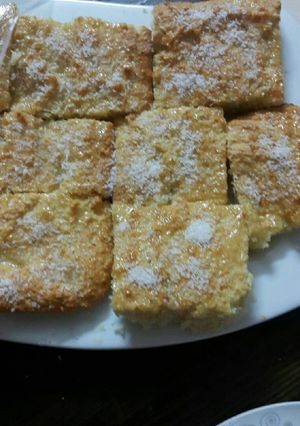 صورة لوصفة كيكة اسبانيا بجوز الهند