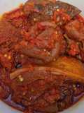 Pepper stew with palmoil