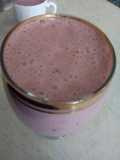 Banana yoghurt smoothie