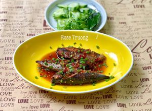 Hình của món Cá Ồ Chiên Sốt Nước Mắm Tỏi Ớt.