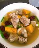 Sườn hầm bí đỏ