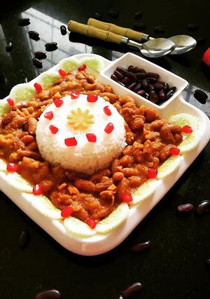 A picture of Rajma Rice.