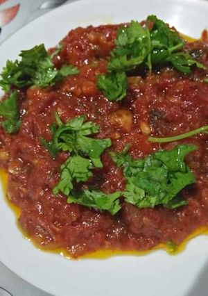 A picture of Timatr ki chatni.