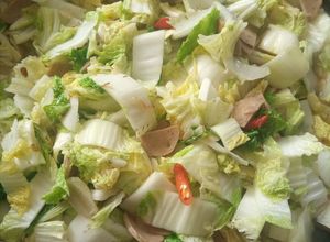 Foto resep Tumis sawi putih baso sapi