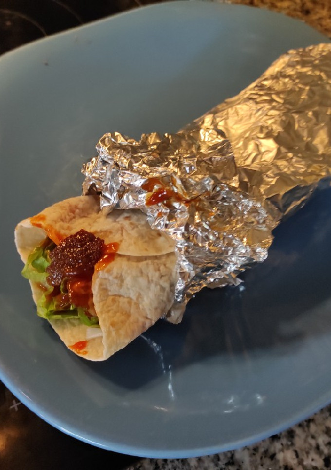 Una foto de Kebab casero