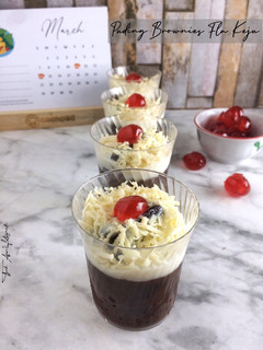 Foto resep Puding Brownies Fla Keju