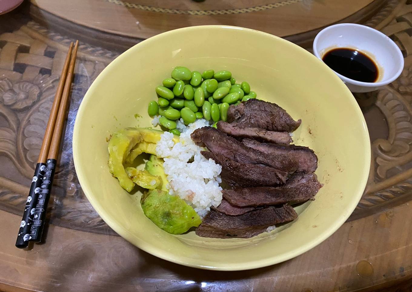 Poke Bowl Wagyu Steak Rumahan