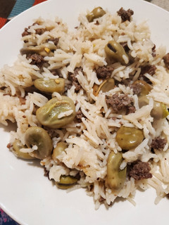 صورة لوصفة رز وفول