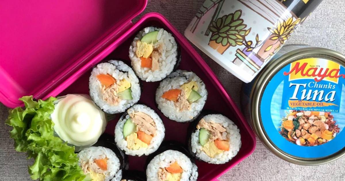 Resep Kimbap Tuna Mayo oleh Azarine Faustina Cookpad