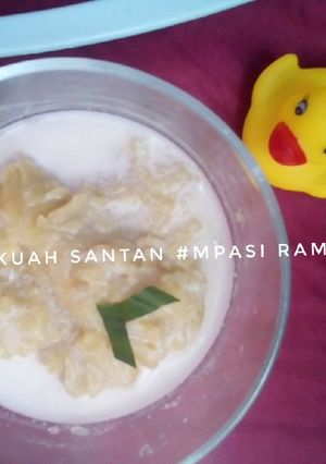 Foto resep Ubi kuah santan mpasi 9m