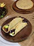 🌮🍗🌯 Fajitas de pollo con palta, cebolla morada, lechuga, queso y mayonesa de pepinillo 🌯🍗🌮