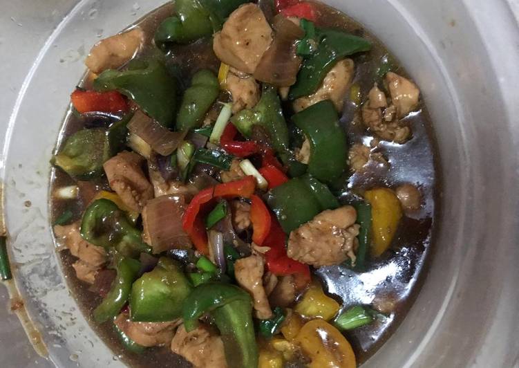Steps to Make Quick Chicken Oyster Sauce