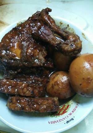 Foto resep Bacem tempe telur ayam