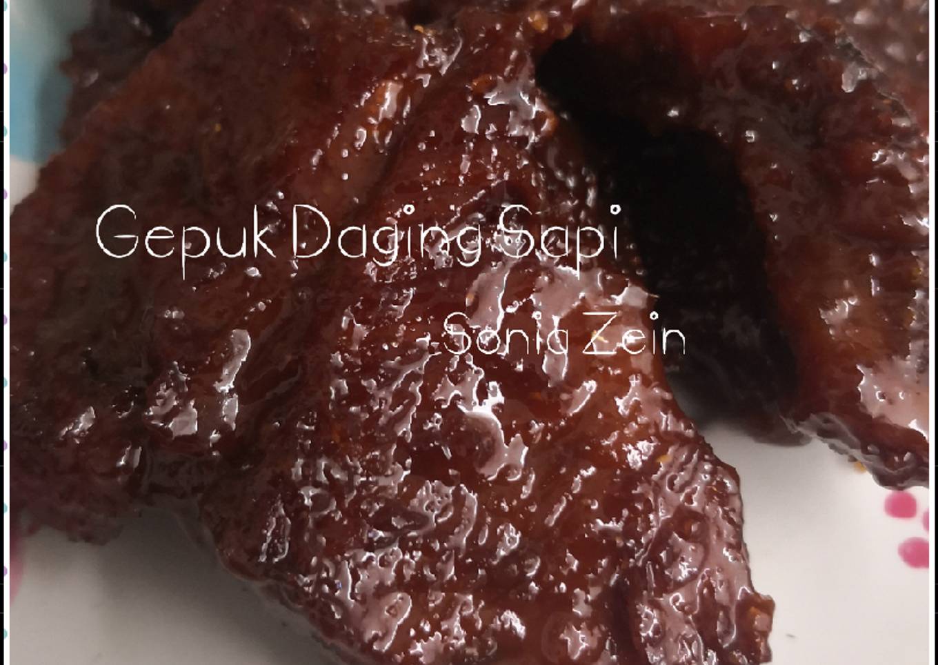 Gepuk Daging Sapi