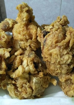 Foto resep Ayam Goreng Renyah Tahan Lama No MSG No BP n Soda Kue😊
