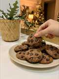 كوكيز الشوكولاتة زي المحلات وأزكى! 🍪🍫