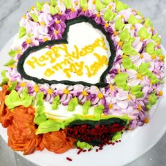 A picture of Pineapple lemon zest cake.