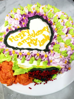 A picture of Pineapple lemon zest cake.