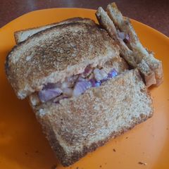A picture of Pink Cream Toasted Sandwich.