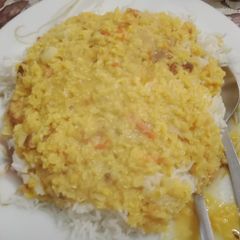 A picture of Dal chawal.