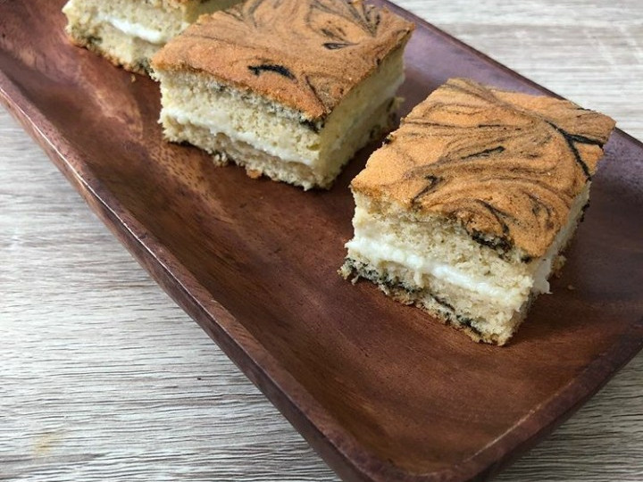 Cara Gampang Membuat Bolu Krim Durian (Tepung singkong, #glutenfree), Lezat Sekali