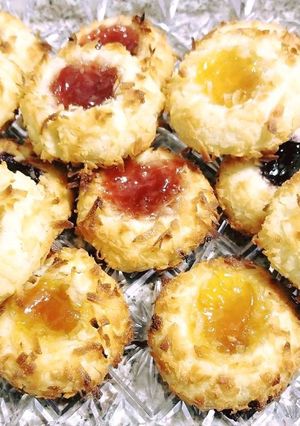 A picture of Coco Jam Cookie/Thumbprint Cookie.