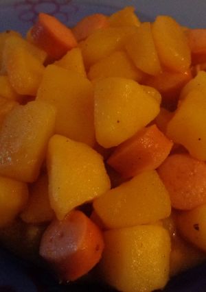 Paprikás krumpli, virslivel recept fotója