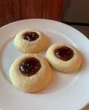 Raspberry Jam filled Butter Cookies