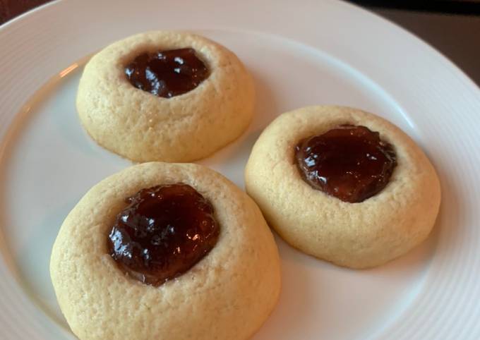 Raspberry Jam filled Butter Cookies