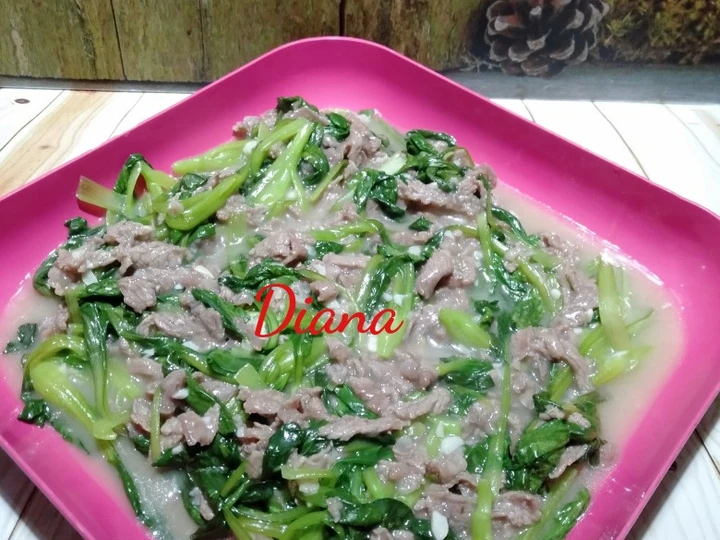 Cara Gampang Membuat Resep Tumis baby pakcoy dgn daging sapi Anti Ribet, Sempurna