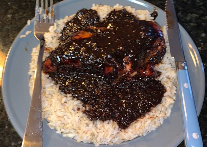 Recipe of Perfect Sweet Soy Chicken over Rice