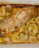 Lombinho de Porco com Batatas ao murro