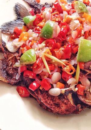Foto resep Bawal sambal matah