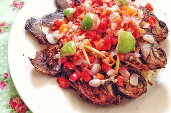 Cara Gampang Membuat Bawal sambal matah Ekonomis Untuk Jualan