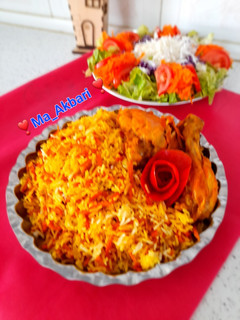 عکسی از دستور 🥕هویج پلو با مرغ