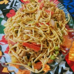 Desi Chicken chowmein A picture of Desi Chicken chowmein.