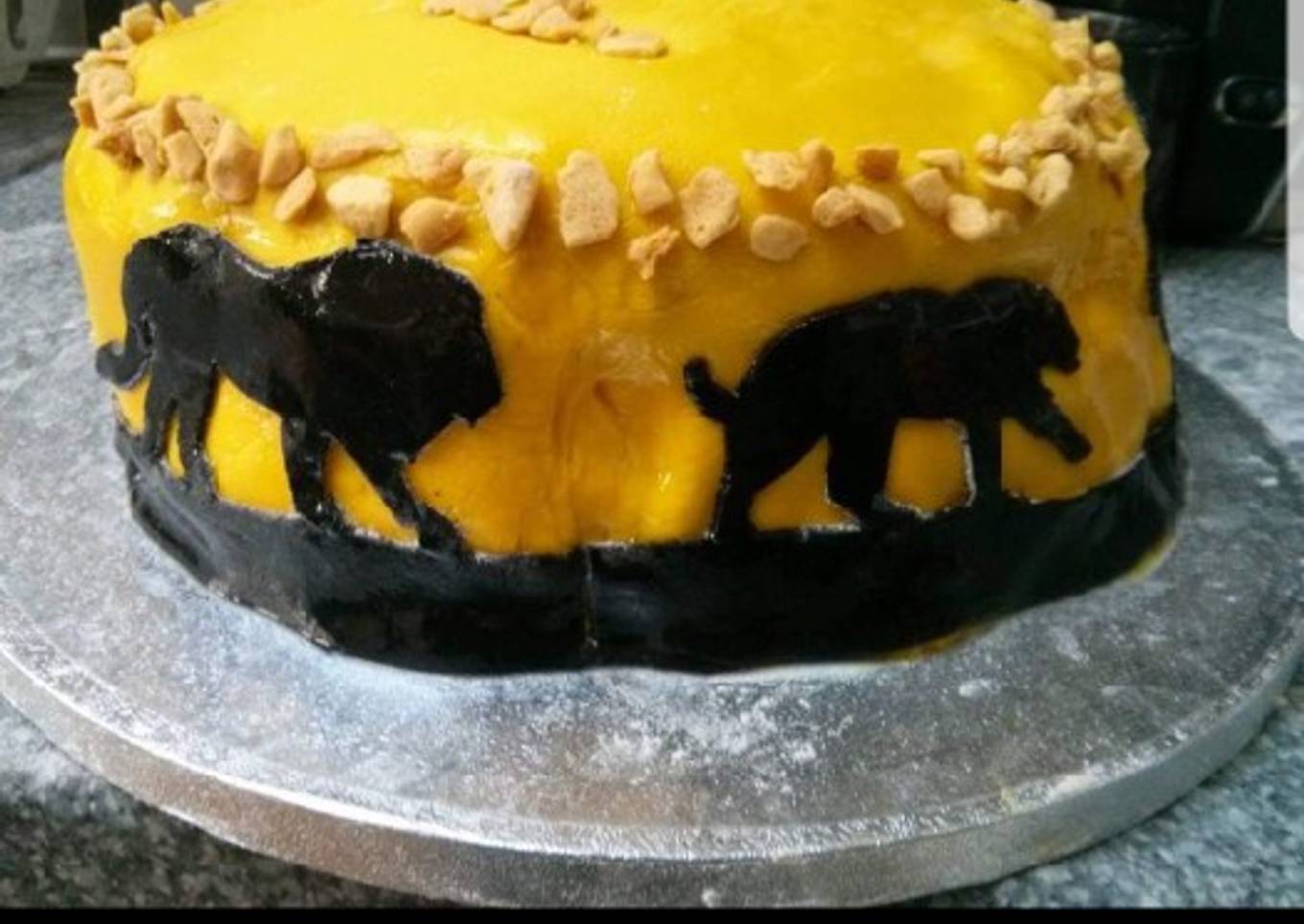 Lion King Circle of Life Cake