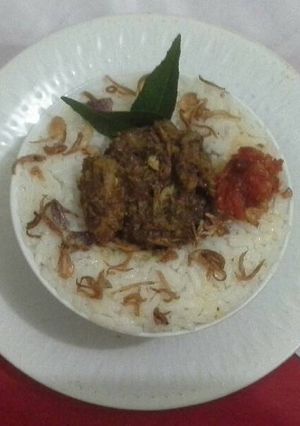 Foto resep Nasi Gurih ikan keumamah (Aceh)
