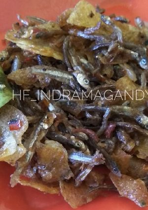 Foto resep Teri Kentang Goreng Kering Pedas