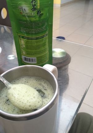 Foto resep Green tea milkshake