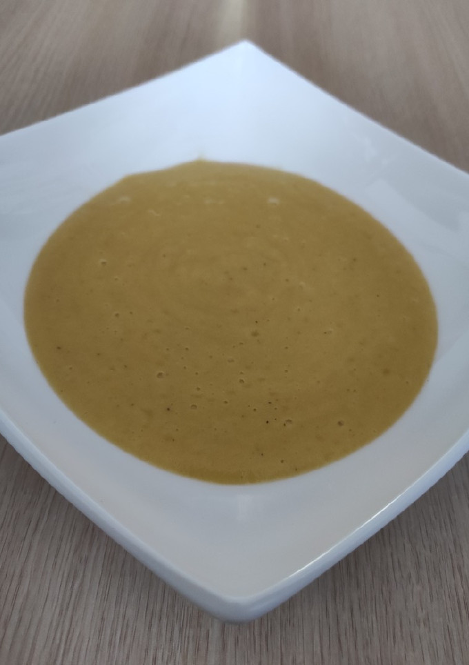Una foto de Crema de calabacín