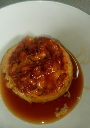 Una foto de * Flan en taza al micro *