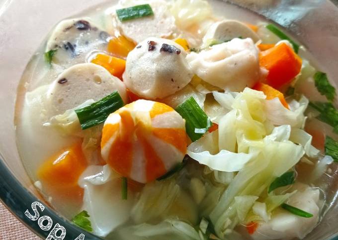 Resep Sop Aneka Bakso yang Menggugah Selera
