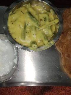 સરગવાનું લોટ વાળું શાક (Saragva Besan Shak Recipe In Gujarati) રેસીપી મુખ્ય ફોટો