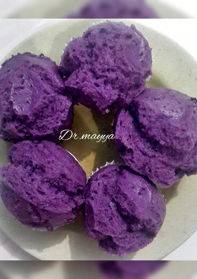 Foto resep Bolu kukus ubi ungu anti FRUSTASI